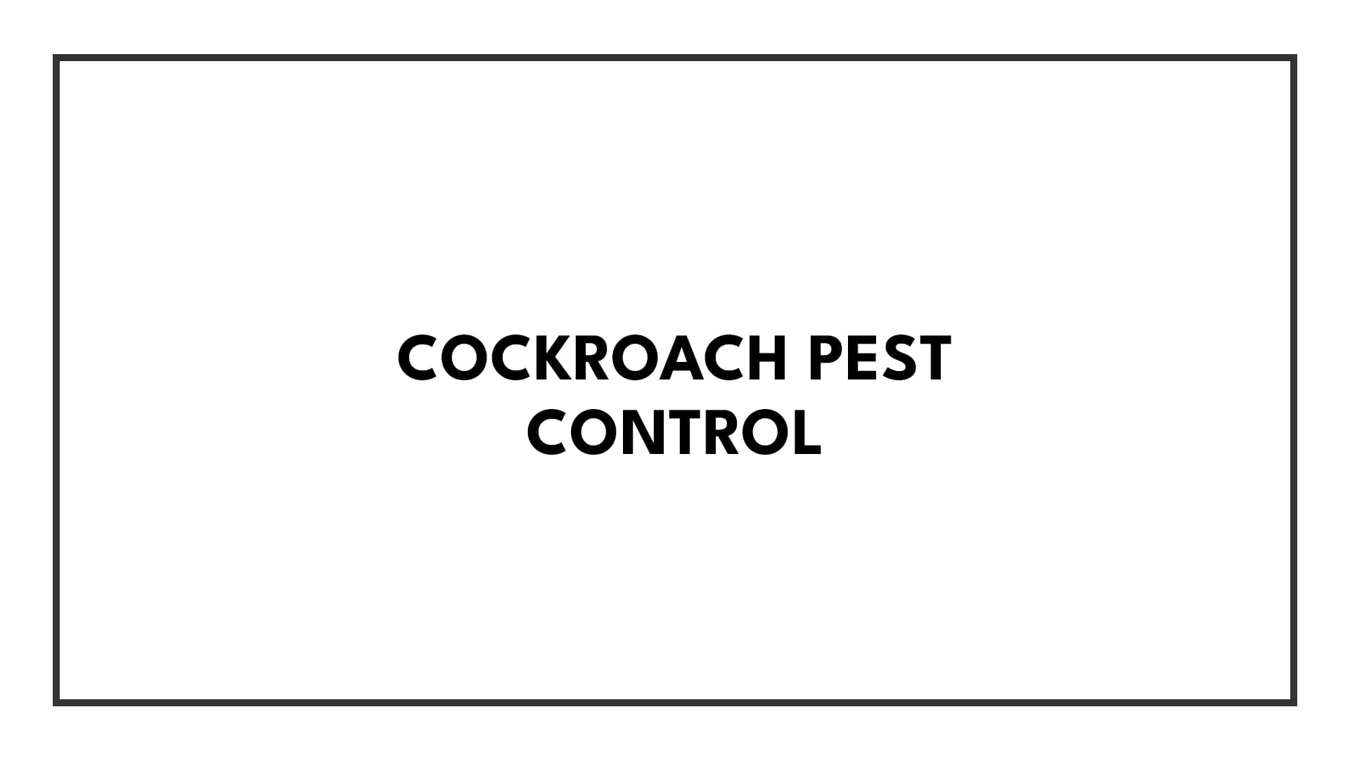 cockroach-pest-control